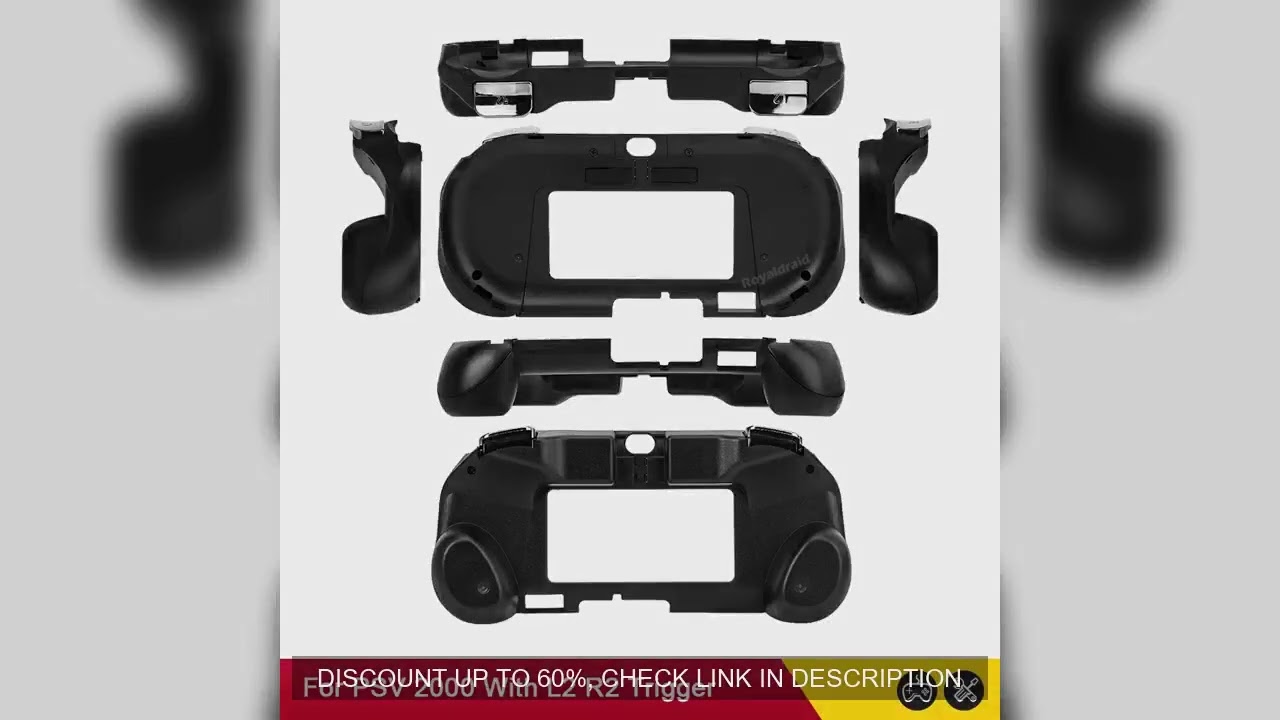 Gamepad Hand Grip Joystick Stand Shell Case Protector with L2 R2 Trigger Button For PS VITA 2000 PSV