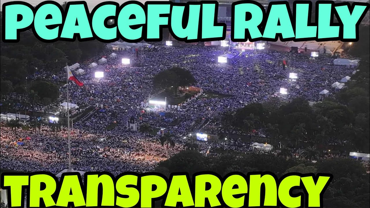 PEACE RALLY FOR TRANSPARENCY - YouTube