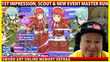 Swordsman in School Uniform Sinon & Rain 1st Impression, Scout & Friendly Match in Fairyland (SAOMD)