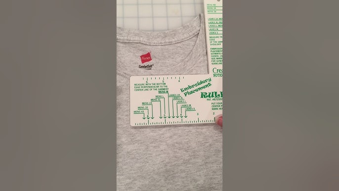 How to Use Four Types of T-Shirt Rulers for Placing Decals and