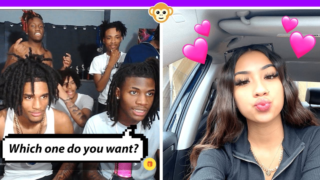 BADDIES CHOOSE WHO THEY WANT ON THE MONKEY APP!😈GONE WRONG... (FUNNY)