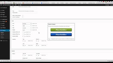 WordPress button shortcodes