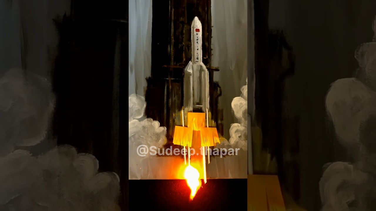 Rocket fly in the drawing.. 🚀 