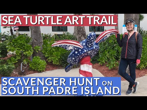 Sea Turtle Art Trail – Scavenger Hunt on South Padre Island, Texas