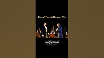 Hamilton in Sign Language #asl #hamilton