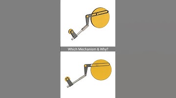 Rotary to Reciprocating Mechanism #mechanicaldesign #solidworks
