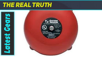 System Sensor SSM2410 Fire Alarm Bell 10" 24 VDC - Best Fire Alarm Bell for Loud Alerts!