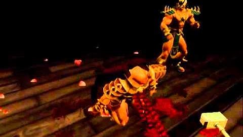 Mortal Kombat Deception - GameCube - Shao Kahn - Hara-Kiri