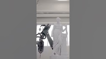 Robot "Chisel" in Italy carves detailed marble sculptures