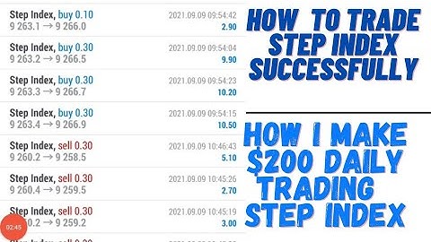 How I make $200 daily trading step index. How to trade step index. Step index strategy