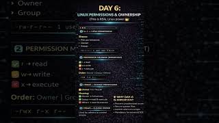 DAY–6 = Permission power unlocked 🔓#LinuxPermissions#LearnLinux#CyberSecurityJourney#KaliLinux