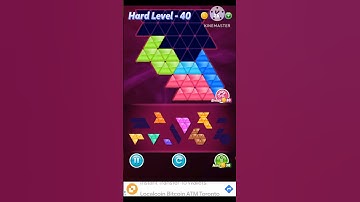 Block triangle puzzle Expert level 40