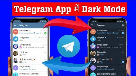 Telegram Dark mode / Telegram me dark mode kaise kare / How To Enable dark mode on Telegram App 2021
