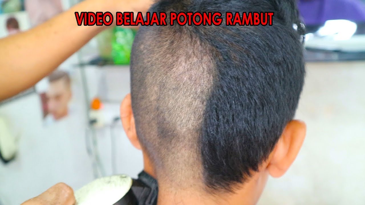 TUTORIAL POTONG  RAMBUT  SEDERHANA  DAN BIASA BIASA AJA YouTube