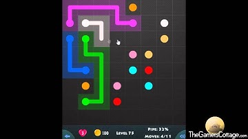 Flow Game Level - 375 [8x8] Mania Connect the Dots