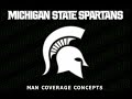 Michigan State  Defensive Back Drills for Man Coverage