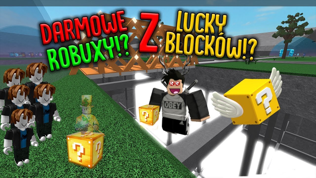 Darmowe robux z lucky blocków !? roblox [lucky block battleground ...