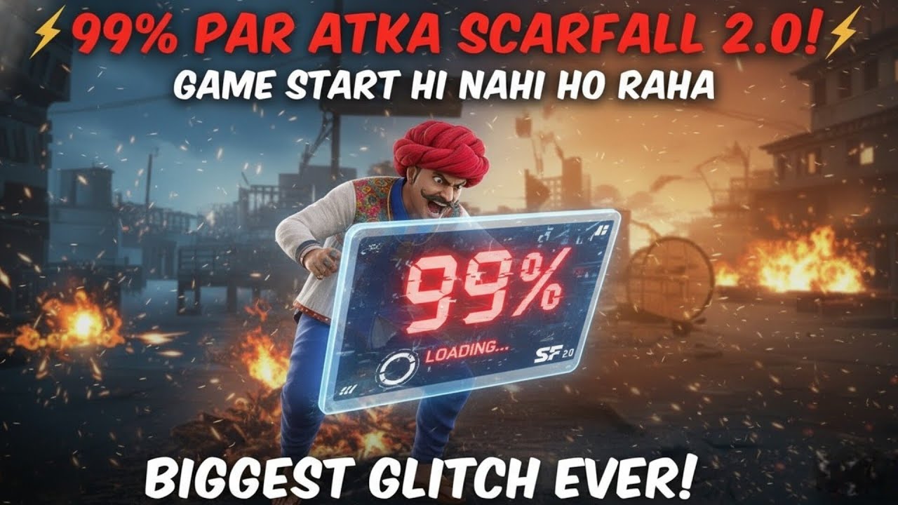 99% Par Atka ScarFall 2.0! Game Start Hi Nahi Ho Raha | Biggest Glitch Ever!