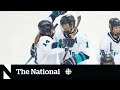 #TheMoment the first-ever goal was scored in the PWHL