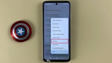 How to use fingerprint sensor to open Calculator on Xiaomi Redmi 10 Android 12
