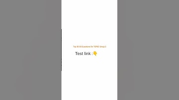 Top 50 questions test for TSPSC Group 2 #tspsc #tspscgroup2