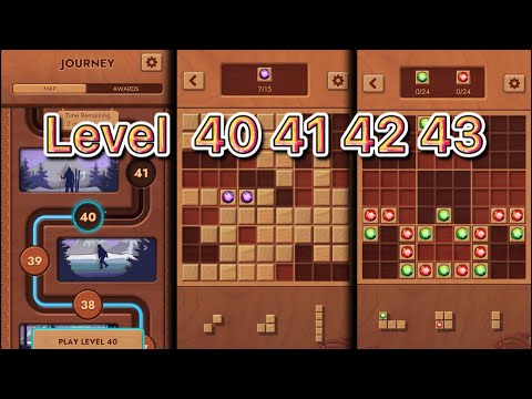 Woodoku level 40 41 42 43 New Journey Gameplay Walkthrough iOS Android