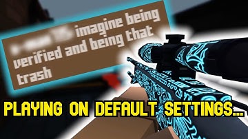 Krunker.io - Playing on DEFAULT SETTINGS Made Me Worse??? :((