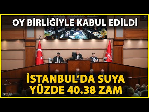 İstanbul'da Suya Yüzde 40.38 Zam Geldi