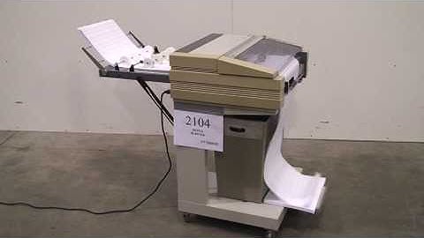 Duplo V-740 Continuous Forms Burster