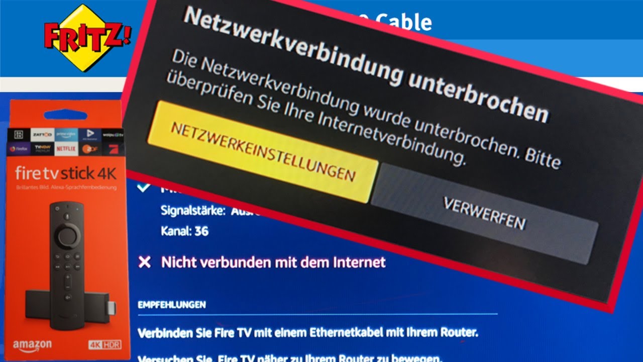 New Update FireTV „Netzwerkverbindung unterbrochen“ / \