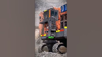 The 5 Biggest Excavators in the World  #excavator