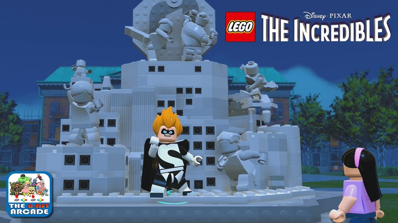 games people play LEGO The Incredibles - Searching for Red & Gold Bricks with the help of Syndrome (Xbox One Gameplay)