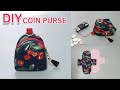 DIY Cute coin purse/Small zipper pouch tutorial/Free patterns/귀여운 동전지갑 만들기/패턴공유
