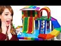HANNO COSTRUITO UNA CASA CON PISCINA CON I MAGNETI! *INCREDIBILE*