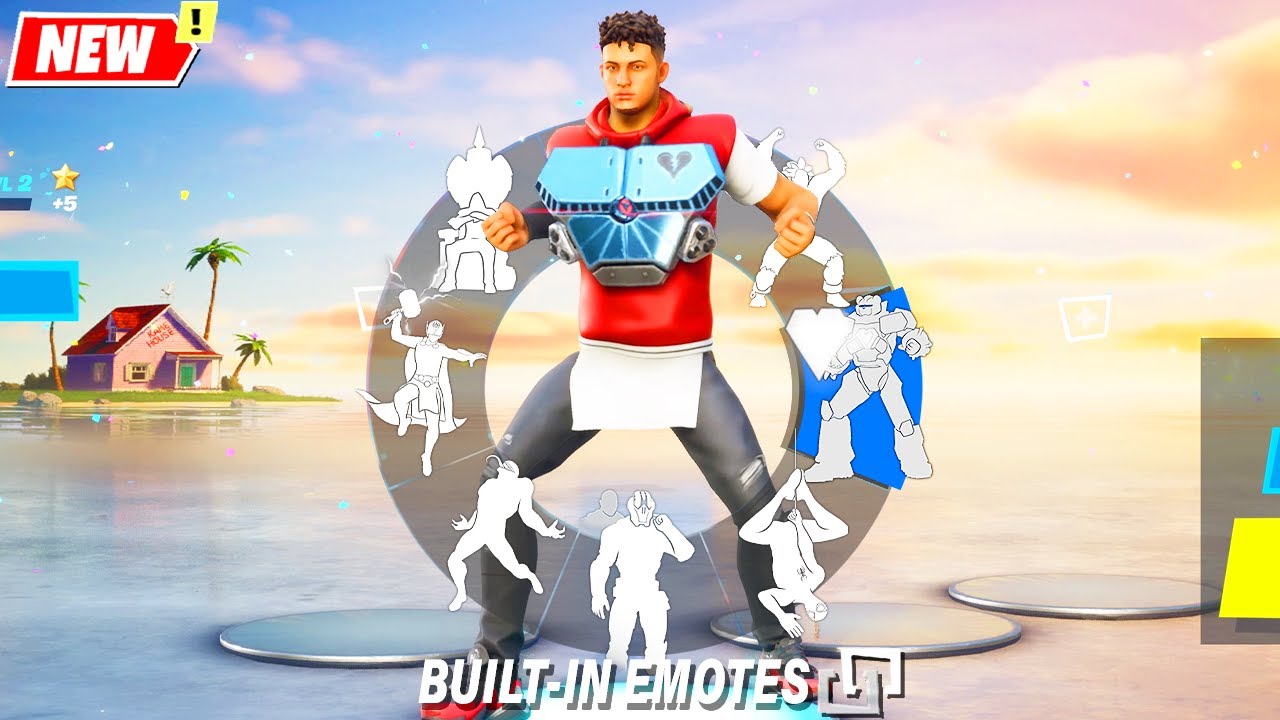 NFL Quarterback & MVP Patrick Mahomes Makes a Play in the Fortnite Icon  Series