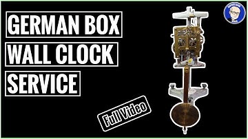 German Box Wall Clock Service, Full Video