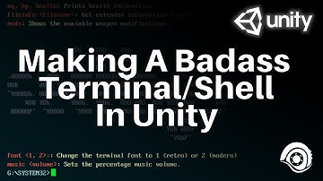 Making A Badass Terminal In Unity for SYSTEM32 - Tutorial/Devlog #2