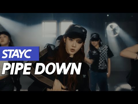 STAYC (스테이씨) 'PIPE DOWN'. WOW!! blown away from this performance video! めちゃカッコいい！💖 mix