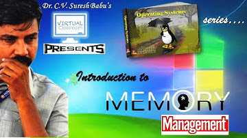 Introduction to Memory Management | Operating Systems | Dr.C.V. Suresh Babu