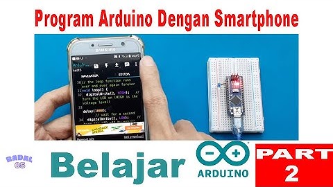 Cara Program Arduino dengan smartphone Atmega 328P Arduino HP Kreatif Ide