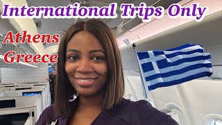 24 Hours In Athens , Greece • International Trips Only • Flight Attendant Life
