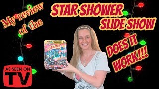 Does it WORK???? The As Seen on TV STAR SHOWER SLIDE SHOW