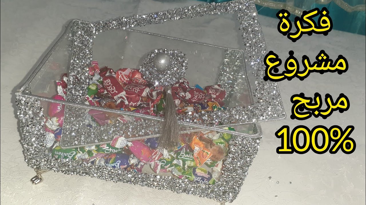 علبة زجاجية بدل ان تشتريها بأموال💸 باهضة اصنعيها بنفسك👌Glass box
