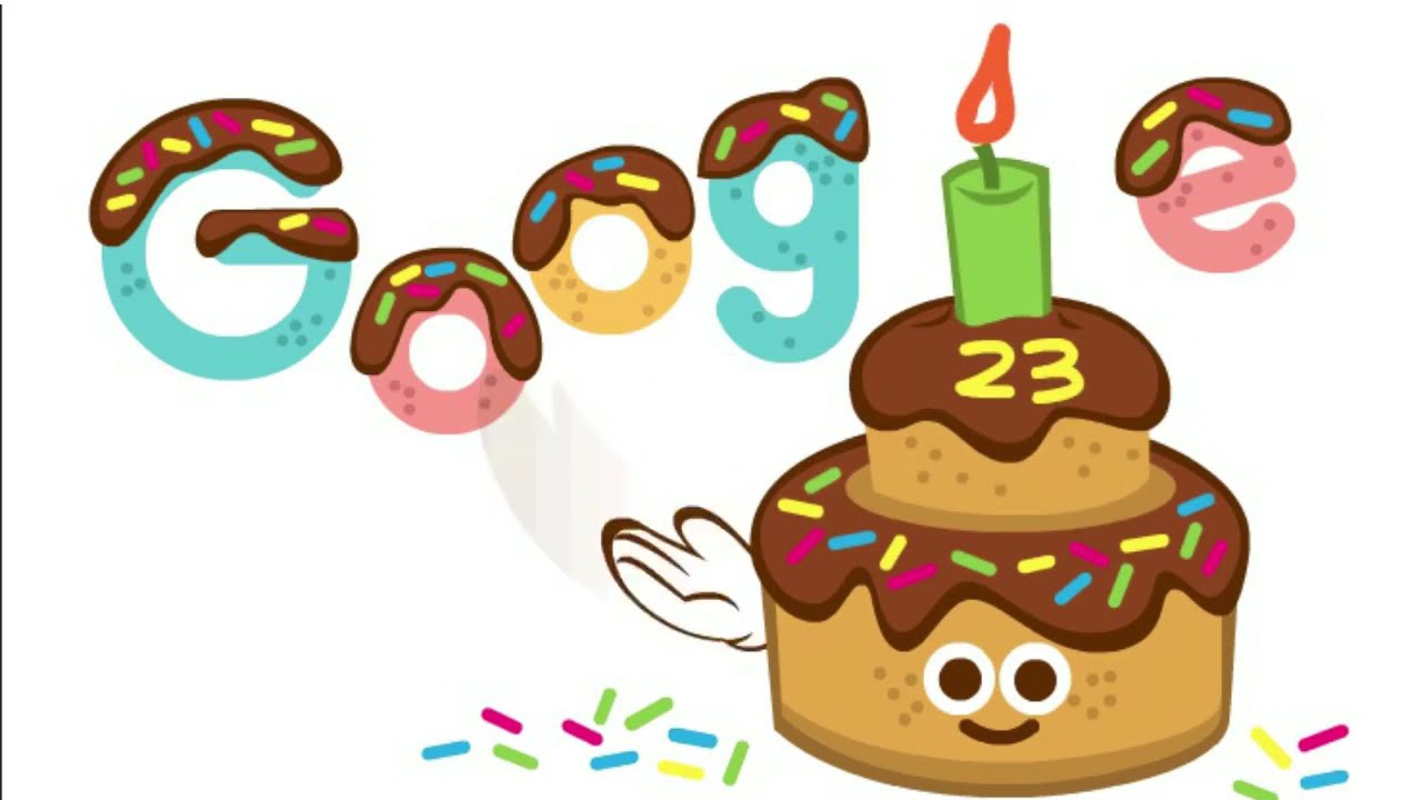 Google kỷ niệm sinh nhật lần thứ 23 bằng Doodle đặc biệt