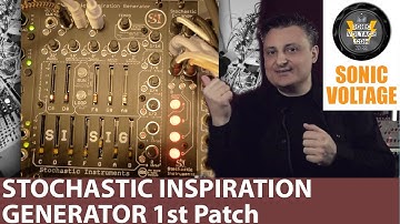 Stochastic Inspiration Generator SIG Eurorack Sequencer First Patch - Modular Synth Jam (2022) ☕