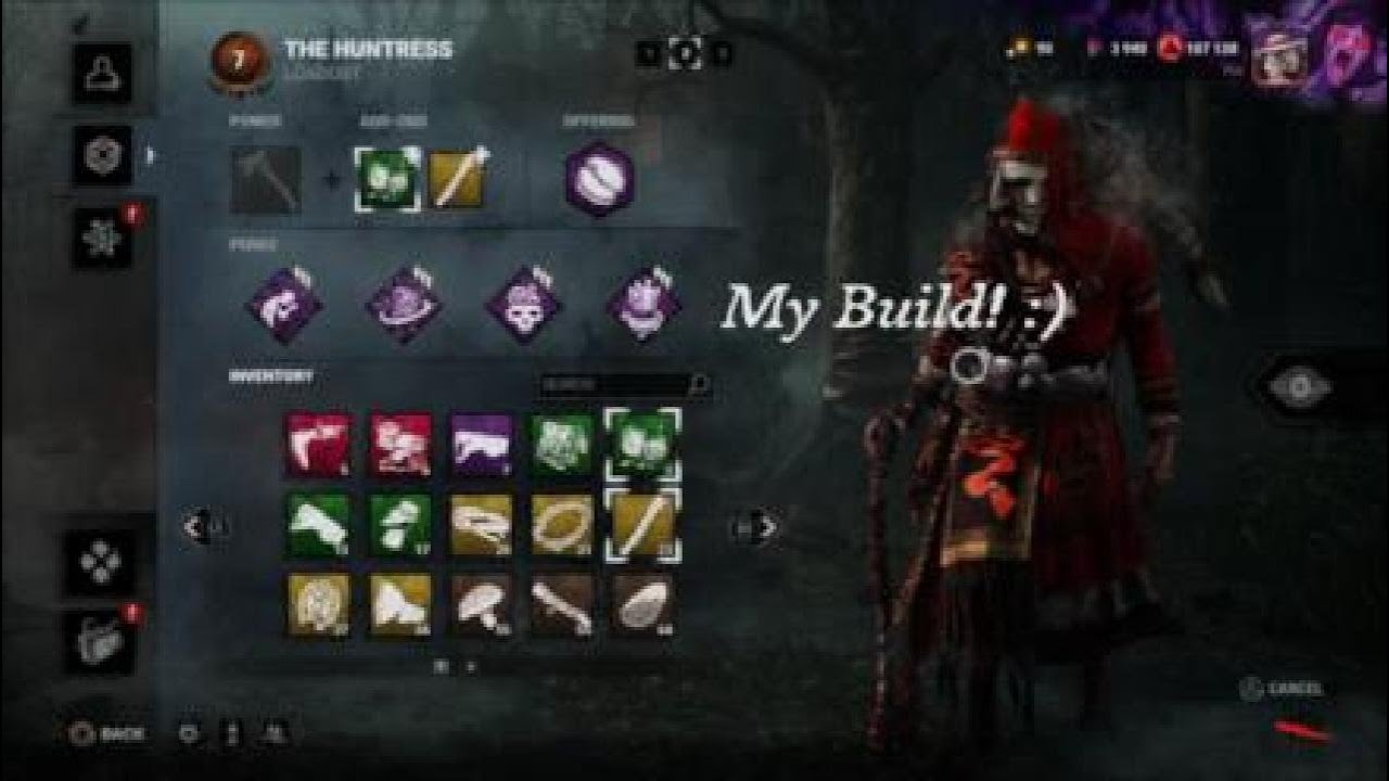 4k Huntress build and gameplay - Dead by daylight - YouTube