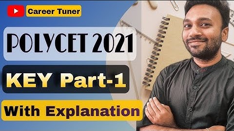POLYCET 2021 Key Part-1| With explanation | Polycet Maths Key| #Polycet2021key