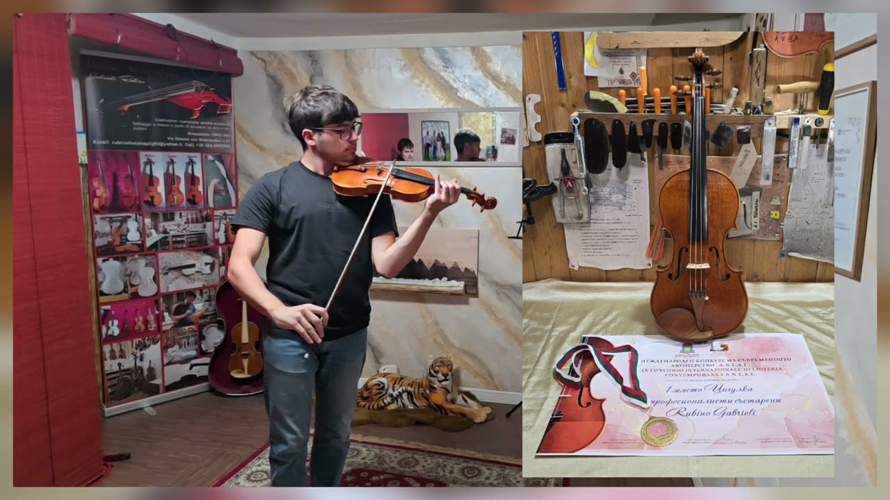 Sound violin Liutaio Gabrieli Rubino
