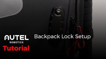 Autel Robotics Tutorial: Backpack Lock Setup
