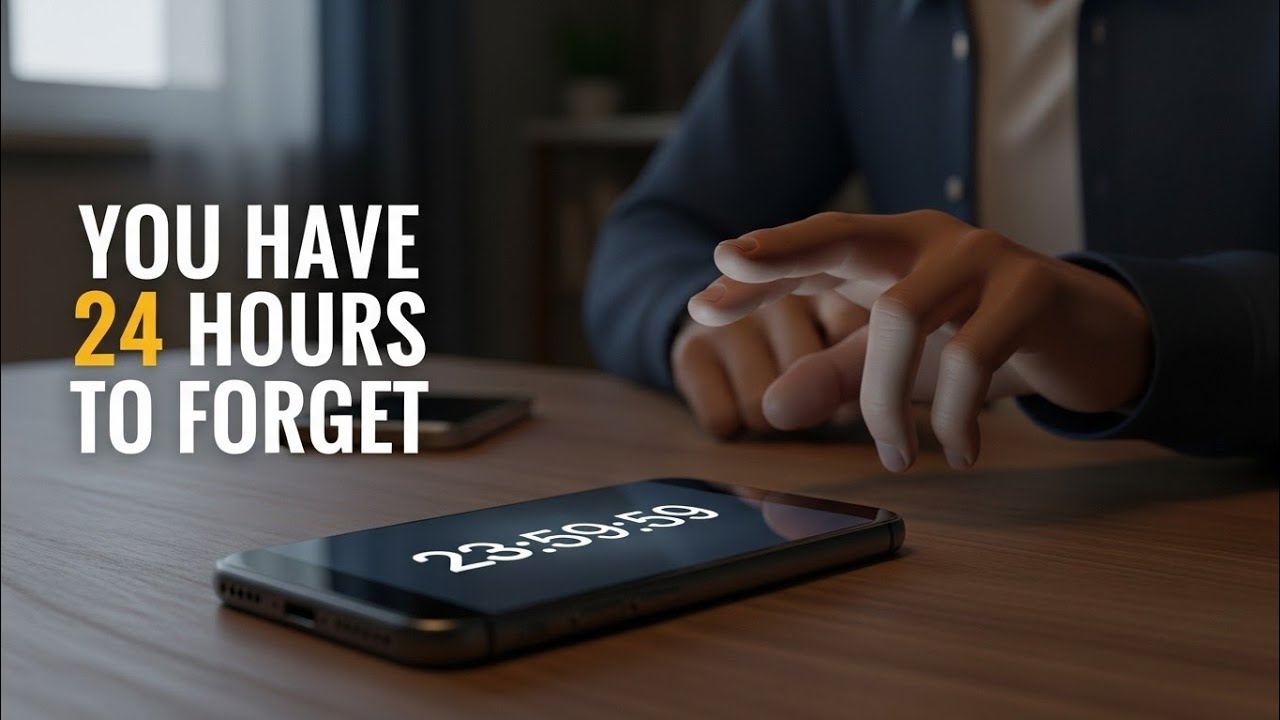 You Have 24 Hours to Forget: Would You Erase Your Worst Memory? - YouTube